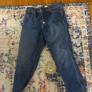 Able Jeans sz 28, Dark Wash, High Rise